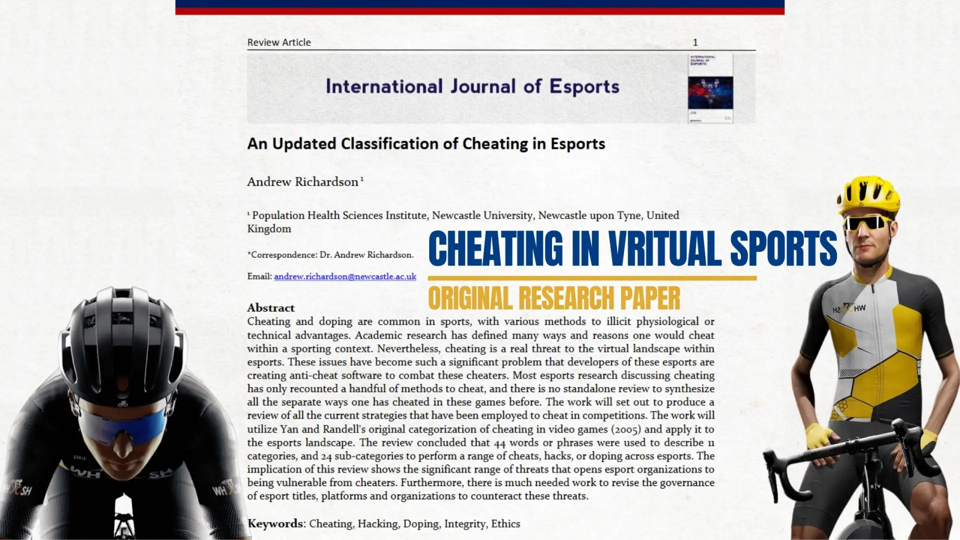 Virtual Sports - Research Network and scientific insights on virtual sports